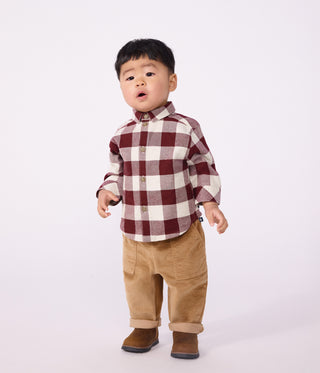 Babies' Checked Flannel Shirt
