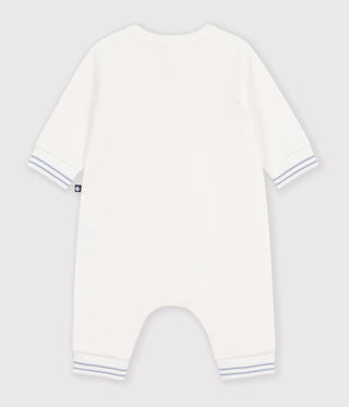 Babies' Plain Cotton Jumpsuit