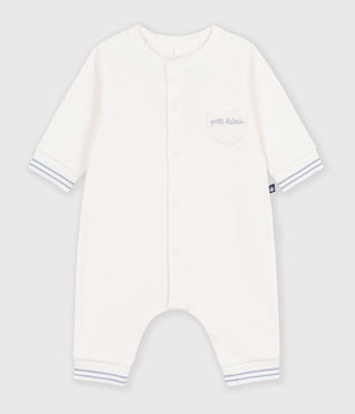 Babies' Plain Cotton Jumpsuit