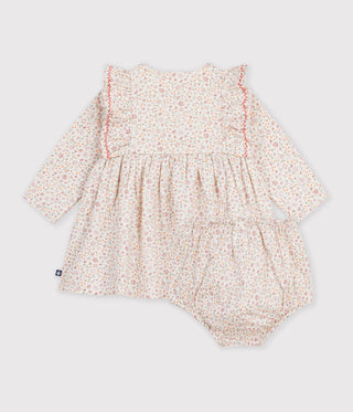Babies' Floral Print Cotton Dress