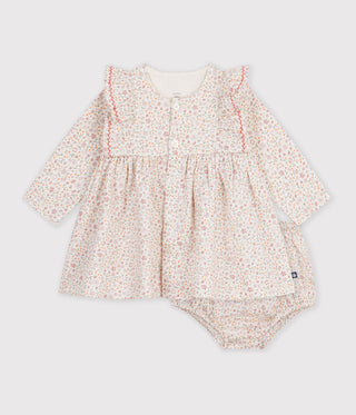 Babies' Floral Print Cotton Dress