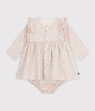 Babies' Floral Print Cotton Dress