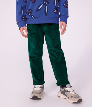 Boys' Straight Corduroy Trousers