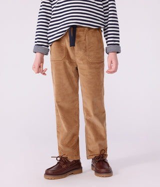 Boys' Straight Corduroy Trousers