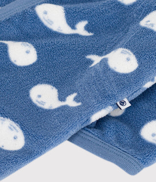 Babies' Onesie in Whale-Print Fleece
