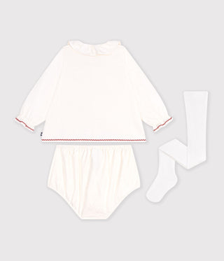 Babies' Gift Set with a Blouse, Bloomers and Tights