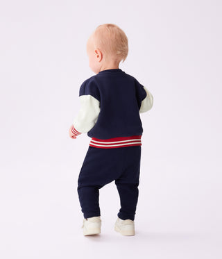 Babies' Two-Tone Cotton Jacket