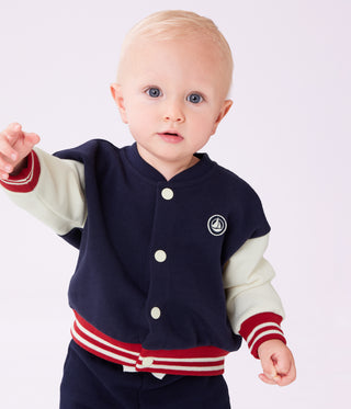 Babies' Two-Tone Cotton Jacket