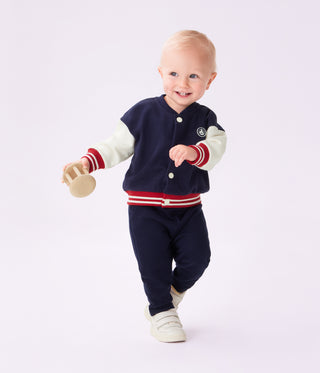 Babies' Two-Tone Cotton Jacket