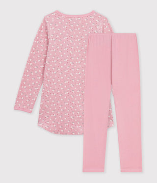 Girls' Floral Velour Nightdress and Leggings