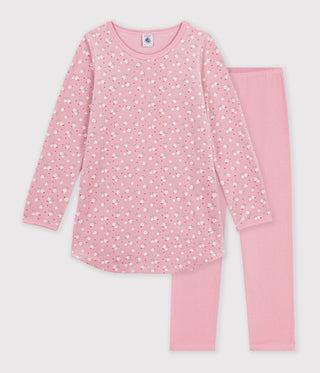 Girls' Floral Velour Nightdress and Leggings