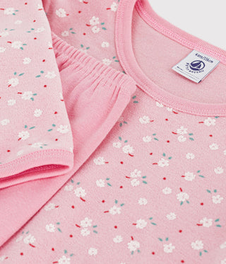 Girls' Floral Velour Nightdress and Leggings