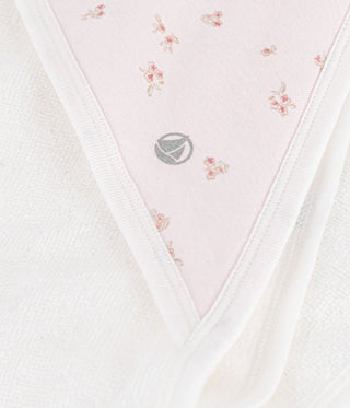 Babies' Flower Print Square Cotton Bath Wrap