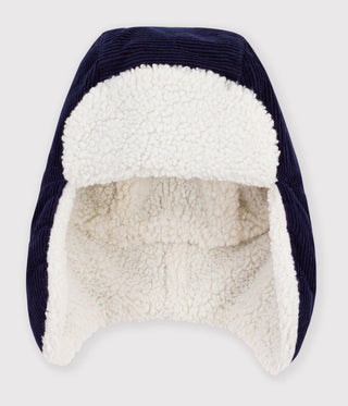 Children's Chapka in Sherpa-Lined Corduroy