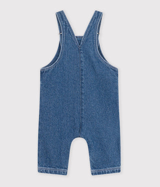 Babies' Long-Leg Denim Dungarees