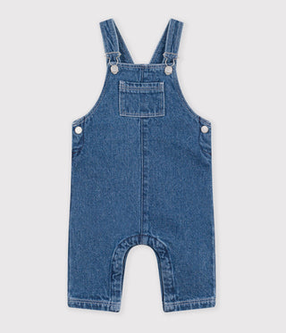 Babies' Long-Leg Denim Dungarees