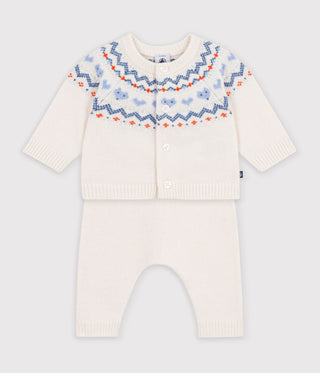 Babies' Jacquard Knit Outfit For Babies
