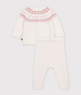 Babies' Jacquard Knit Outfit
