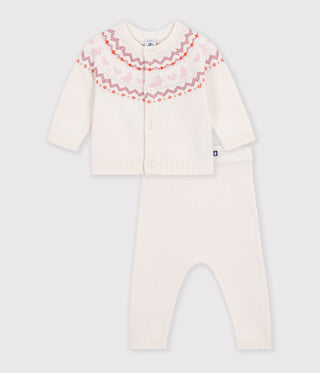 Babies' Jacquard Knit Outfit