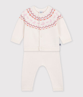 Babies' Jacquard Knit Outfit