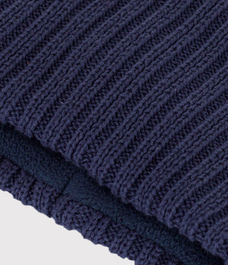 Babies' Plain Fleece-Lined Knitted Snood