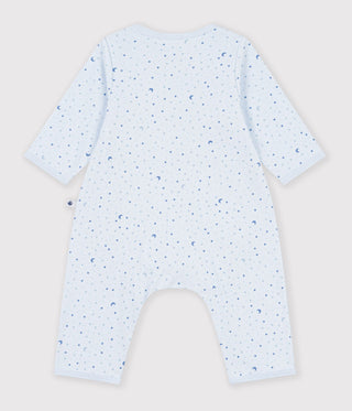 Babies' Footless Cotton Bodysuitjamas Printed with Stars