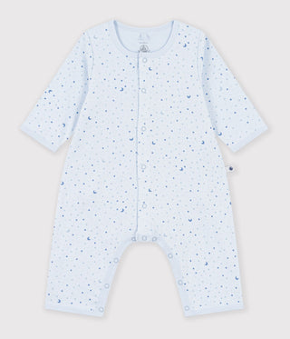 Babies' Footless Cotton Bodysuitjamas Printed with Stars