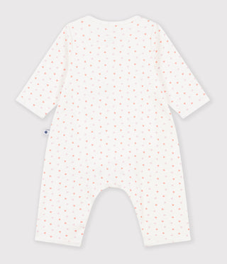 Babies' Footless Cotton Flower Print Bodysuit
