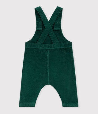 Babies' Long-Leg Dungarees in Plain Corduroy