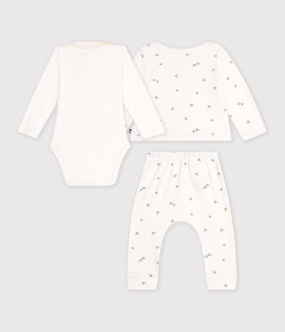 Babies' Floral-Print Cotton Set