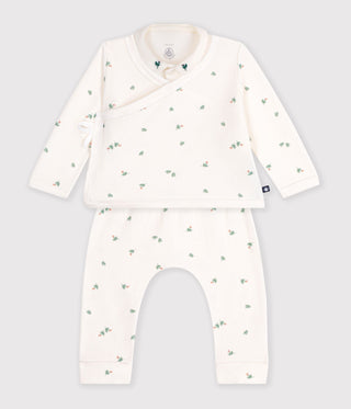 Babies' Floral-Print Cotton Set