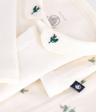 Babies' Floral-Print Cotton Set