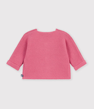 Babies' Plain Cotton Cardigan