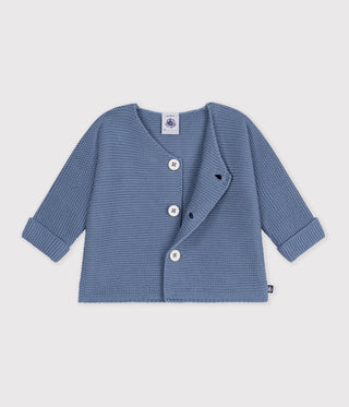Babies' Plain Cotton Cardigan