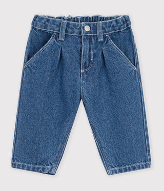 Babies' Plain Denim Trousers
