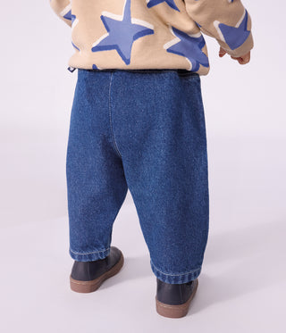 Babies' Plain Denim Trousers