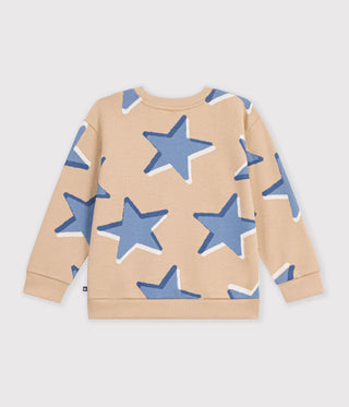 Children's Star Print Cotton Sweatshirt