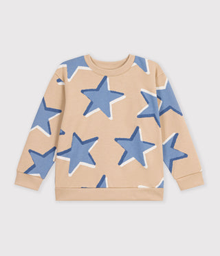 Children's Star Print Cotton Sweatshirt