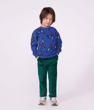 Children's Bunny Print Cotton Sweatshirt