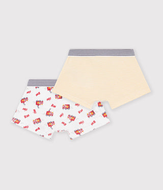 Boys' Fireman Print Cotton Boxers - 2-Pack