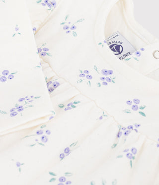 Babies' Long-Sleeved Floral-Print Cotton Blouse