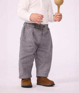 Babies' Plain Flannel Trousers