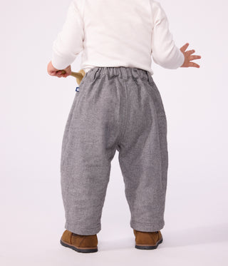 Babies' Plain Flannel Trousers