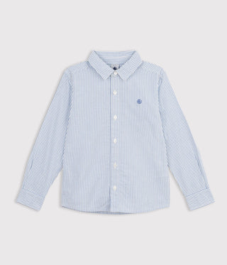 Boys' Stripy Cotton Shirt