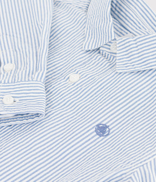 Boys' Stripy Cotton Shirt