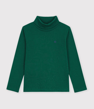 Children's Plain Cotton Rollneck Top