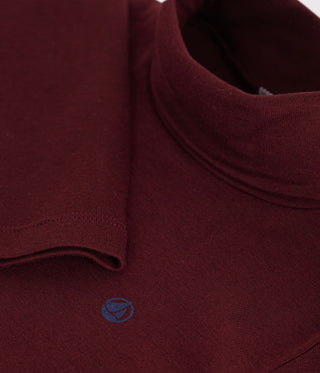 Children's Plain Cotton Rollneck Top