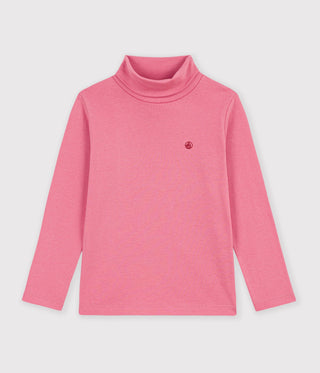 Children's Plain Cotton Rollneck Top