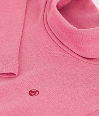 Children's Plain Cotton Rollneck Top