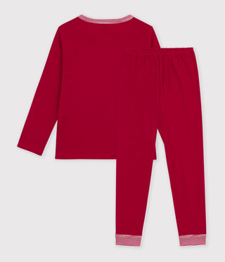 Children's Sheep Printed Long-Sleeved Cotton Pyjamas